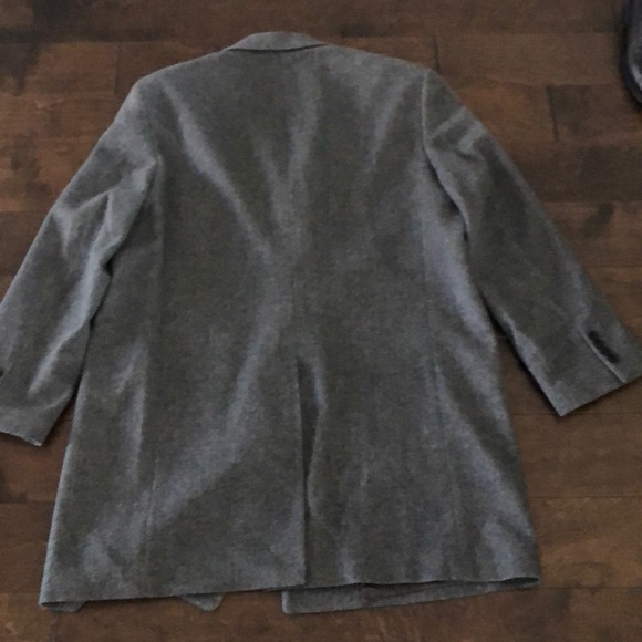 NWT Men’s Brooks Brothers gray wool overcoat - Picture 7 of 8